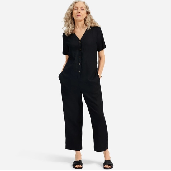 Everlane Pants - Everlane | The Linen Short Sleeve Jumpsuit Size 16